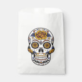 Sugar Skull Halloween-Party Geschenktütchen (Vorderseite)