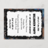 Sugar Skull Halloween Postkarte (Rückseite)