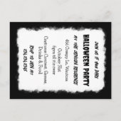 Sugar Skull Halloween Postkarte (Rückseite)