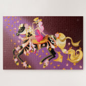 Sugar Skull Horse & Lady Jigsaw Puzzle (Horizontal)
