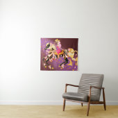Sugar Skull Horse & Lady Wandteppich (Beispiel (Horizontal))