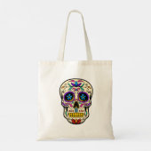 Sugar Skull-Initials Tragetasche (Rückseite)