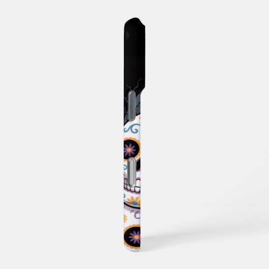 Sugar Skull iPhone Case Hülle (Rechte Seite)