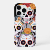 Sugar Skull iPhone Case Hülle (Rückseite)