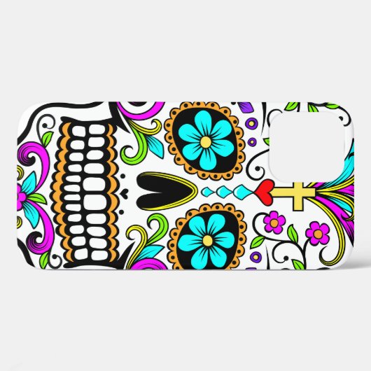 Sugar Skull iPhone Gehäuse Case-Mate iPhone Hülle (Rückseite (Horizontal))