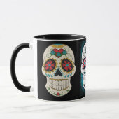 Sugar Skull-Kaffee-Tasse Tasse (Links)