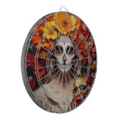 Sugar Skull Lady Dartboard Dartscheibe (Vorderseite Links)