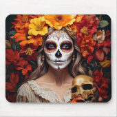 Sugar Skull Lady Mousepad (Vorne)