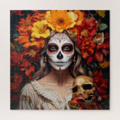 Sugar Skull Lady Puzzle (Vertikal)