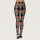 Sugar Skull Leggings Day of the Dead YOUR NAME (Rückseite)