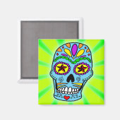 Sugar Skull Magnet (Vorderseite/Rückseite)