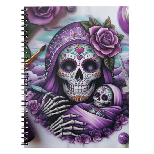 Sugar Skull Mama Collection Notizblock (Vorderseite)
