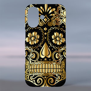 Sugar Skull Mexikanischer Tag der toten Kulturkuns iPhone 16 Hülle