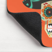 Sugar Skull mit Hat Dia de Muertos | Mousepad (Ecke)