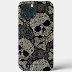Sugar Skull Muster iPhone 13 Pro Max Fall Case-Mate iPhone Hülle
