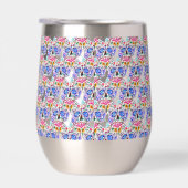 Sugar Skull Muster Tag der Toten Farbigen (Rechts)