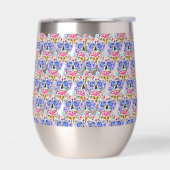 Sugar Skull Muster Tag der Toten Farbigen (Links)