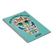 Sugar Skull Notebook Journal Notizblock (Rechte Seite)
