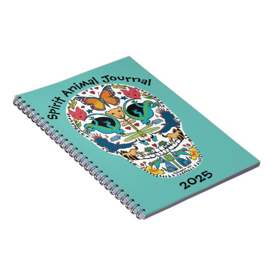 Sugar Skull Notebook Journal Notizblock (Rechte Seite)