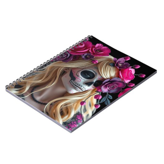 Sugar-skull notebook notizblock (Linke Seite)