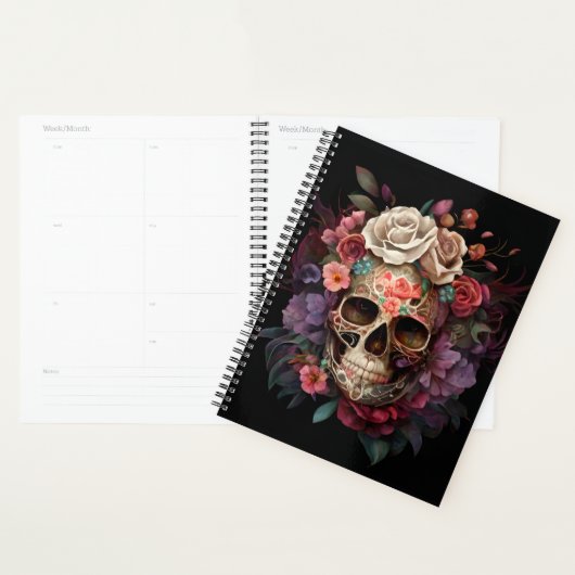 Sugar Skull Notebook, Skull Journal, Planer (Anzeige)