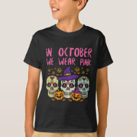 Sugar Skull October Pink Breast Cancer Awareness H