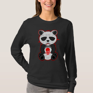 Sugar Skull Panda Bären Illustration T-Shirt