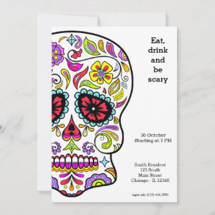 Sugar Skull Party Einladung
