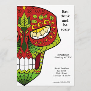 Sugar Skull Party Einladung