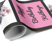 Sugar Skull Personalisiert Geburtstag Geschenkpapier (Rolleneckpunkt)