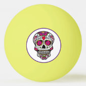 SUGAR SKULL Ping Pong Ball Tischtennisball (Vorderseite)