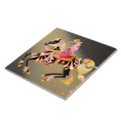 Sugar Skull Romantic Night Sky Fliese (Seite)