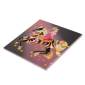 Sugar Skull Romantic Night Sky Fliese (Seite)