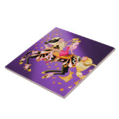 Sugar Skull Romantic Night Sky Fliese (Seite)