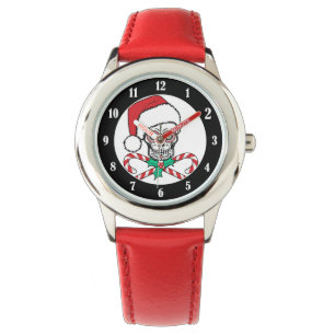 Sugar Skull Santa Armbanduhr