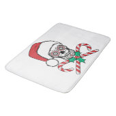 Sugar Skull Santa Badematte (Schrägansicht)