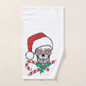 Sugar Skull Santa Badhandtuch Set (Handtuch)
