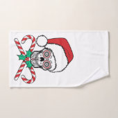 Sugar Skull Santa Badhandtuch Set (Handtuch)