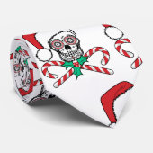 Sugar Skull Santa Krawatte (Gerollt)