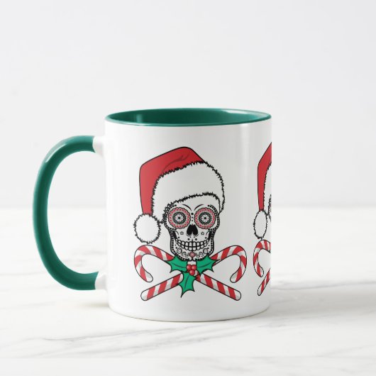 Sugar Skull Santa Tasse (Links)