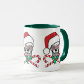 Sugar Skull Santa Tasse (VorderseiteRechts)