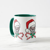 Sugar Skull Santa Tasse (Vorderseite Links)
