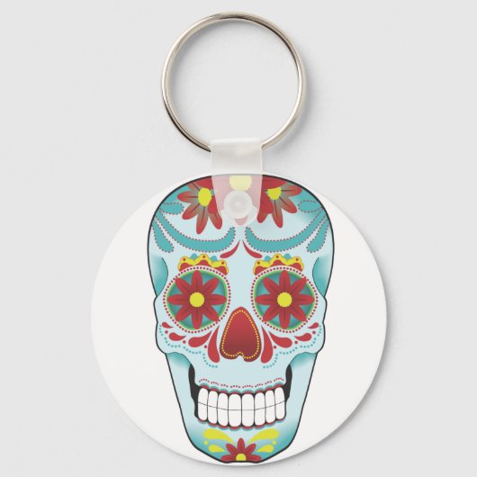Sugar Skull Schlüsselanhänger (Vorderseite)