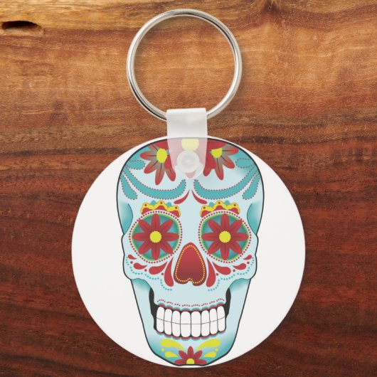 Sugar Skull Schlüsselanhänger (Vorderseite)