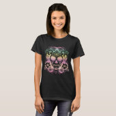 Sugar Skull Schöne La Catrina T-Shirt (Vorne ganz)
