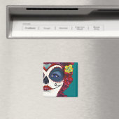 Sugar Skull Schönheit Magnet (In Situ (Geschirrspüler))