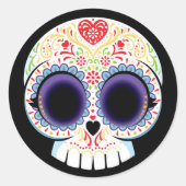 Sugar Skull Sticker (Vorderseite)