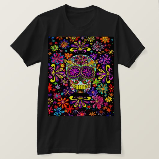 Sugar Skull T - Shirt (Design vorne)