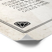 Sugar Skull Table Wedween Poster Seating (Ecke)