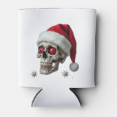 Sugar Skull with Santa Hat Tee Christmas Pajama Xm Dosenkühler (Vorderseite)